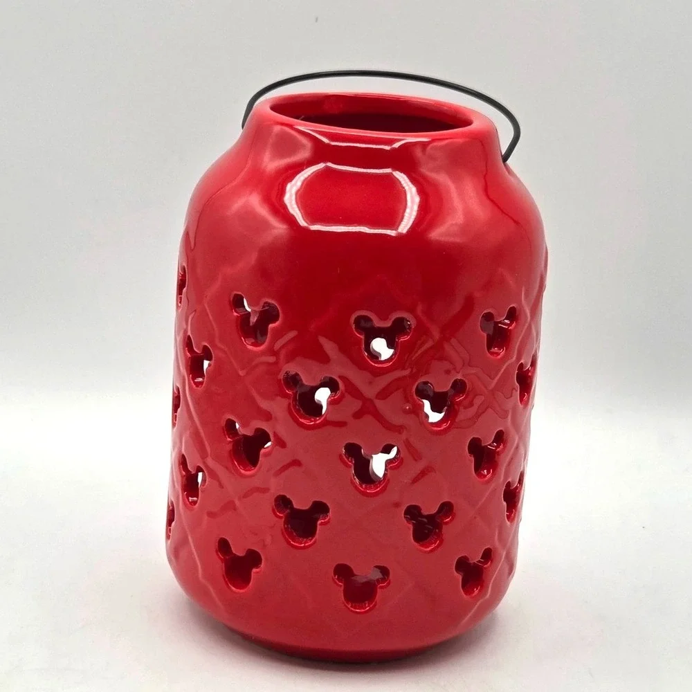 Disney Official Mickey Mouse Ceramic Garden Lantern 7